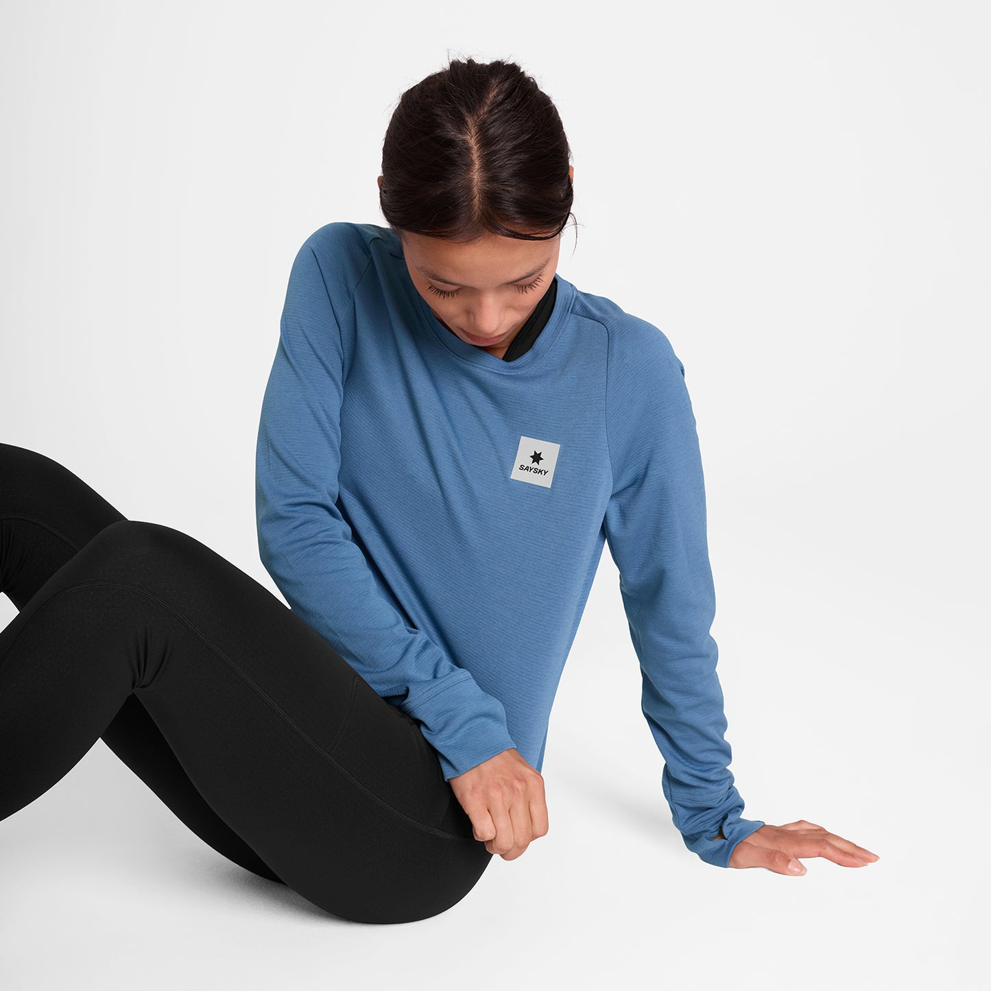 W FLOW LONGSLEEVE | BLUE - SAYSKY