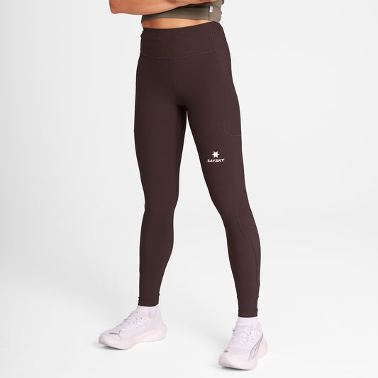 W COMBAT+ RIB LONG TIGHTS | COFFEE - SAYSKY