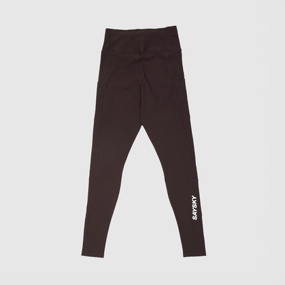 W COMBAT+ RIB LONG TIGHTS | COFFEE - SAYSKY