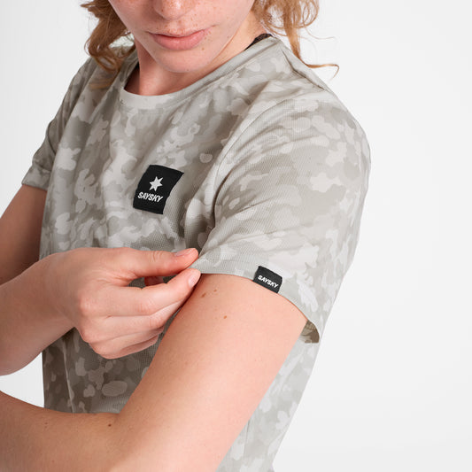 W COMBAT T-SHIRT | CAMO WHITE - SAYSKY