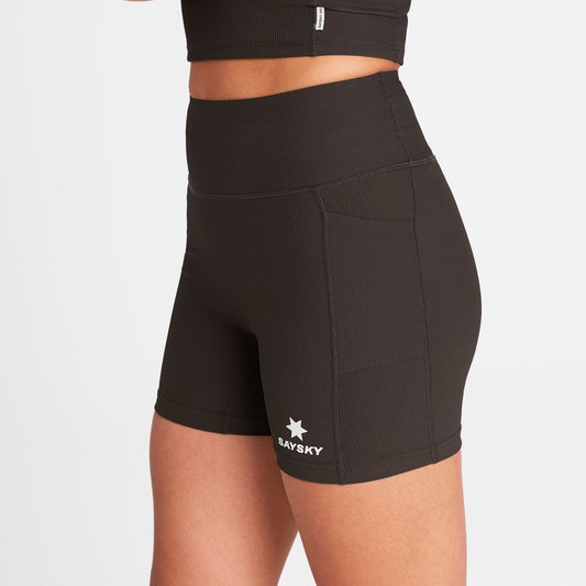 W COMBAT+ RIB SHORT TIGHTS 4" | COFFEE - SAYSKY