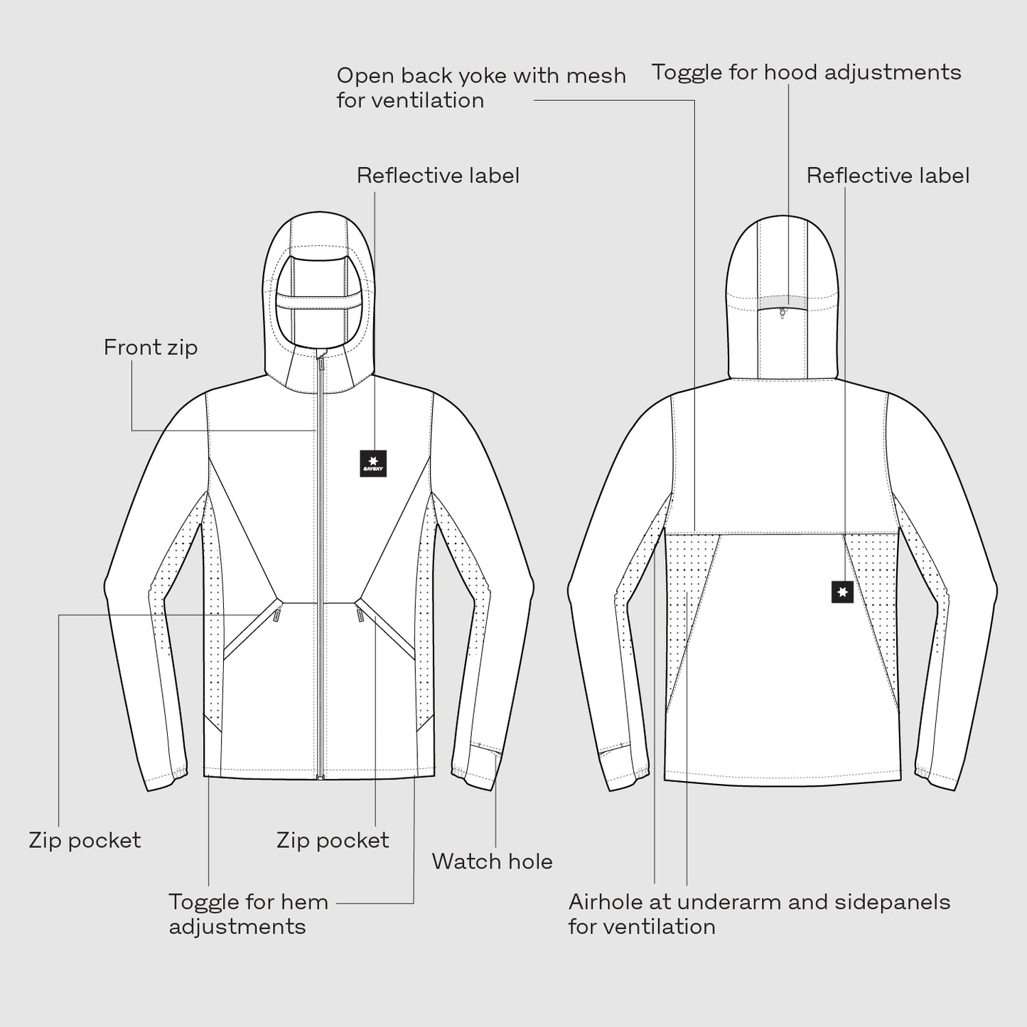 PACE TECH JACKET | BLACK