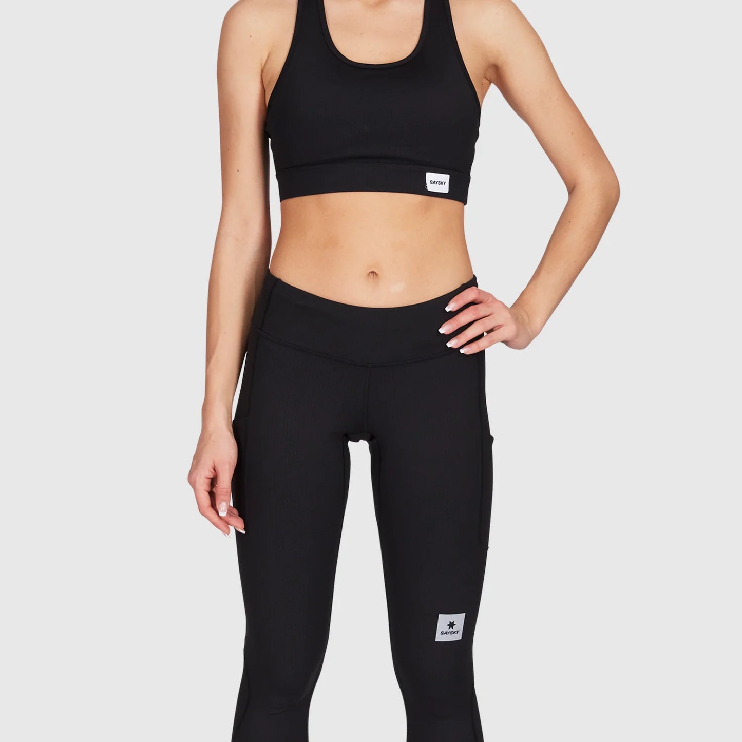 W PACE+ LONG TIGHTS - SAYSKY (Black)