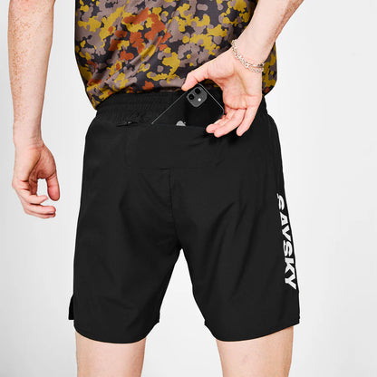 PACE SHORTS 6" | BLACK - SAYSKY