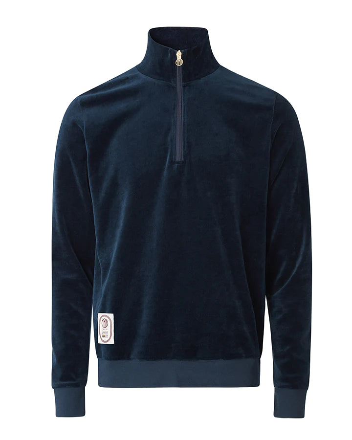 1984 PLUSH HALF ZIP NAVY - YMR