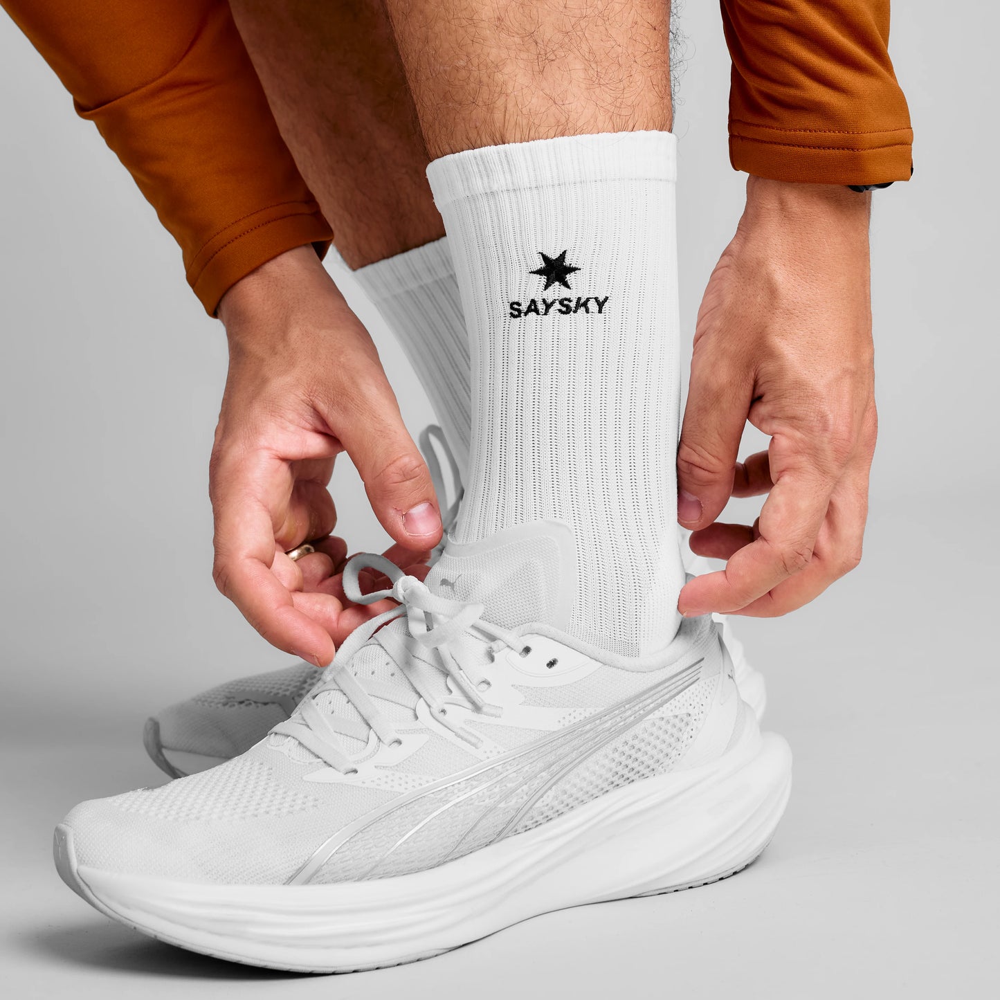 PACE SOCKS | WHITE - SAYSKY