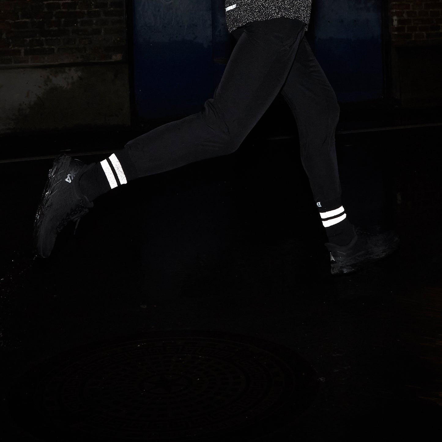 MERINO SOCKS | REFLECTIVE BLACK - SAYSKY