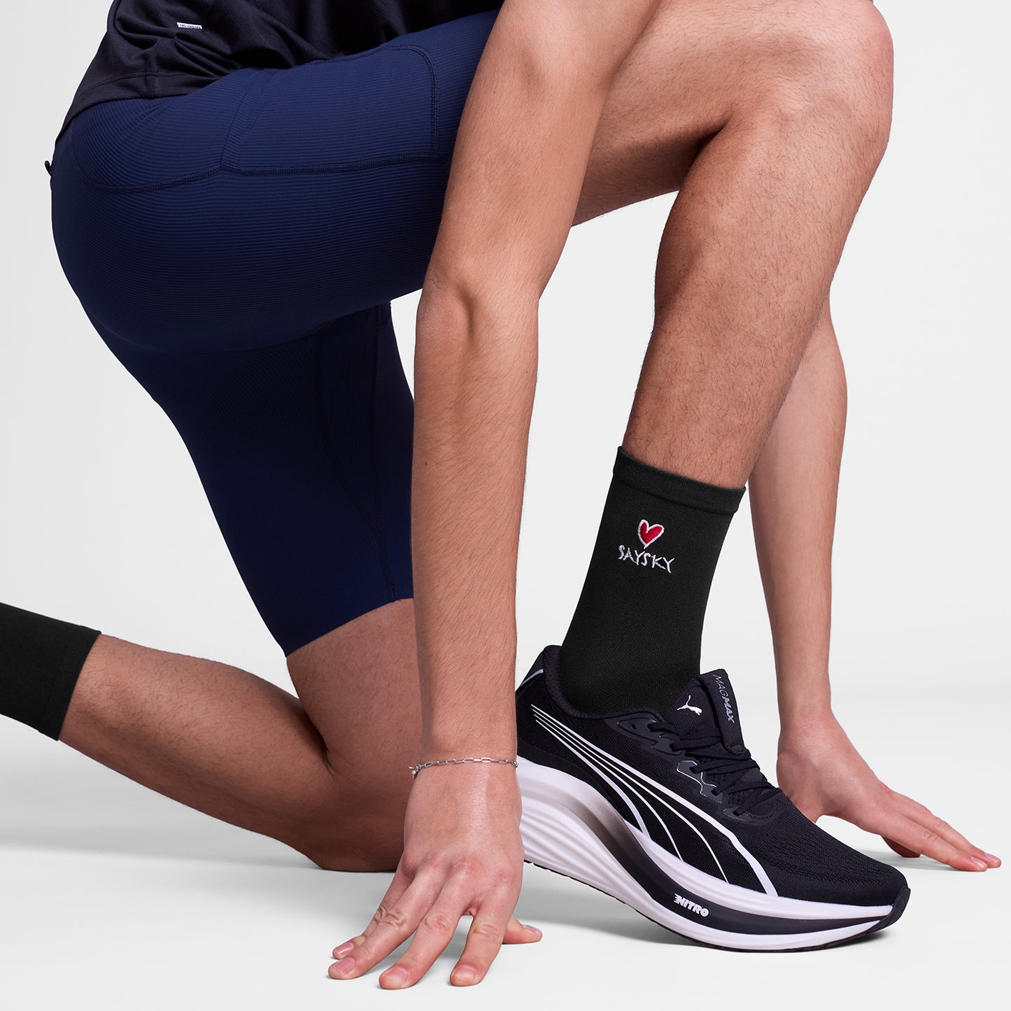 COMBAT SOCKS | LOVE BLACK - SAYSKY