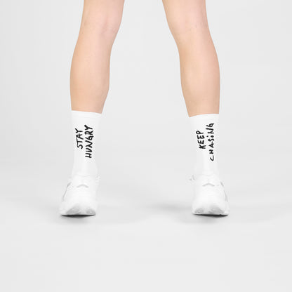 COMBAT SOCKS | STATEMENT WHITE - SAYSKY