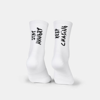 COMBAT SOCKS | STATEMENT WHITE - SAYSKY