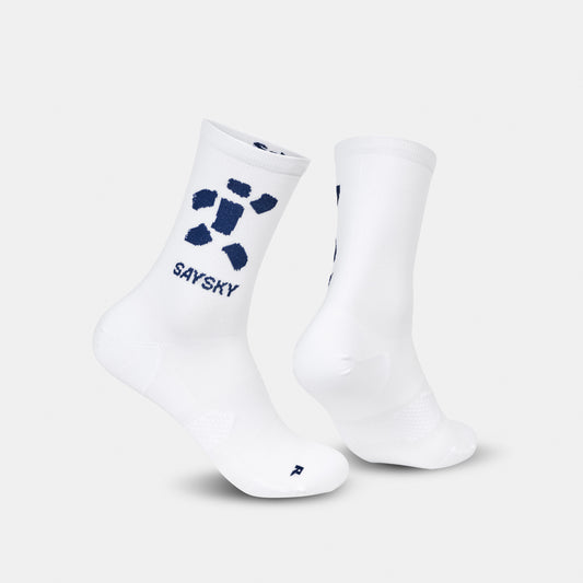 COMBAT SOCKS | WHITE / BLUE