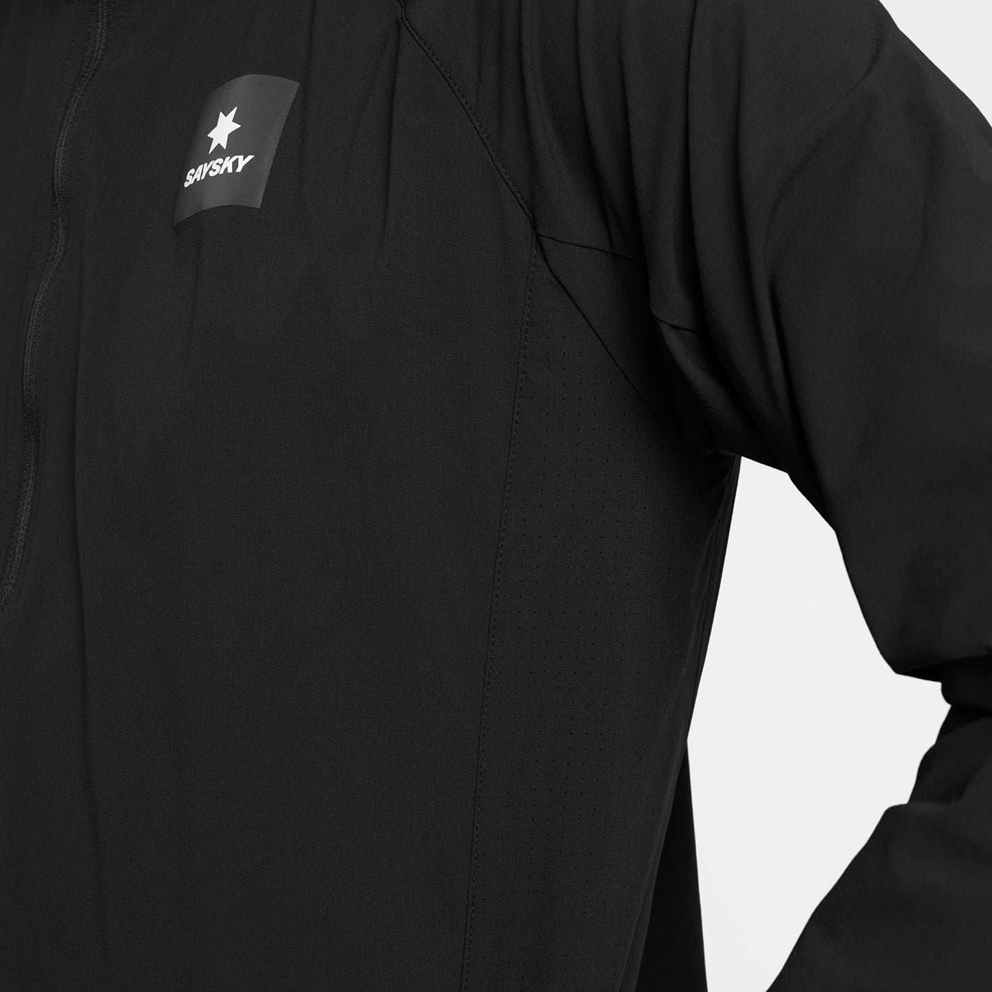 PACE FLEX HOODED JACKET | BLACK - SAYSKY