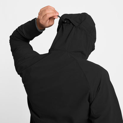 PACE FLEX HOODED JACKET | BLACK - SAYSKY