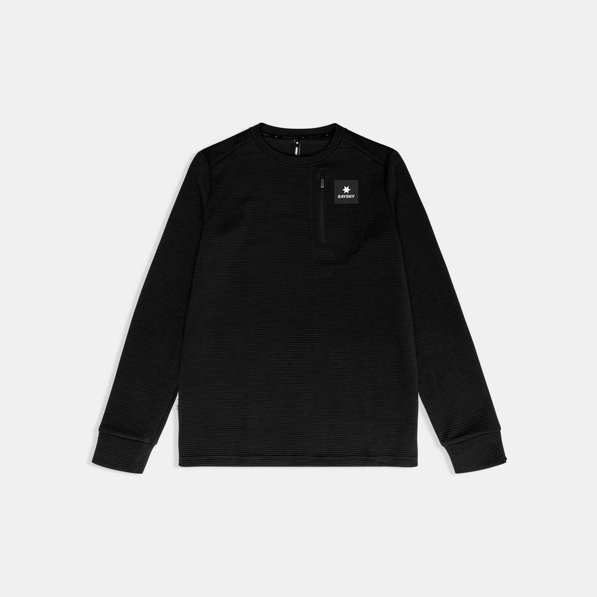 MOTION TECH CREW NECK | BLACK