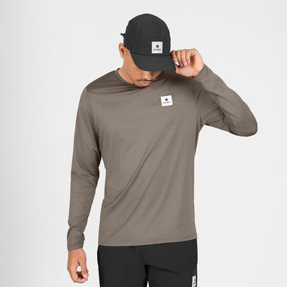 PACE LONGSLEEVE CLEAN | TAUPE