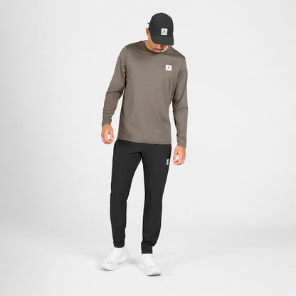 PACE LONGSLEEVE CLEAN | TAUPE