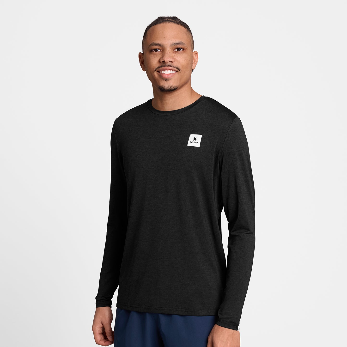 PACE LONGSLEEVE CLEAN | BLACK - SAYSKY