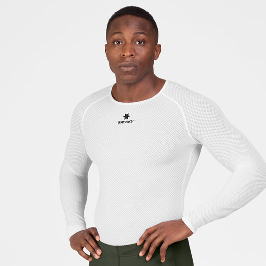 MESH BASELAYER LONGSLEEVE | WHITE