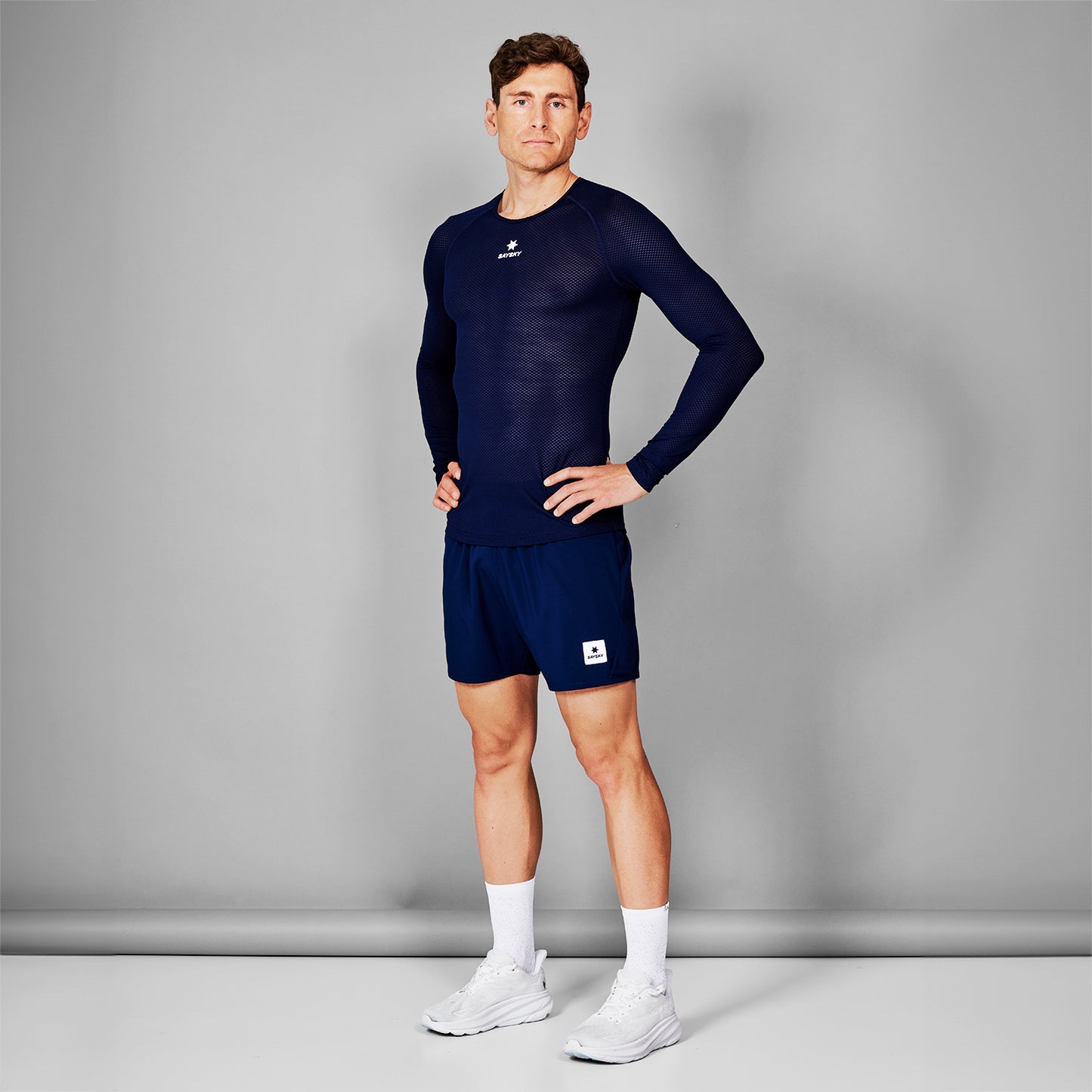 MESH BASELAYER LONGSLEEVE | BLUE - SAYSKY