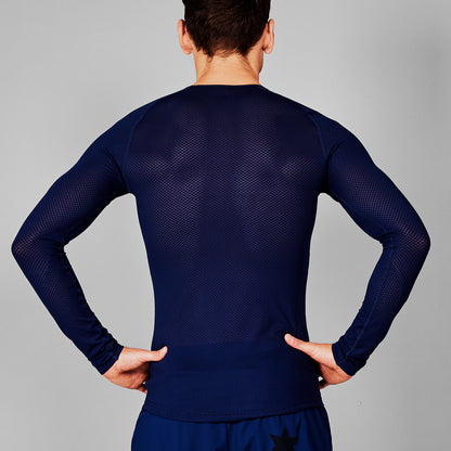 MESH BASELAYER LONGSLEEVE | BLUE - SAYSKY