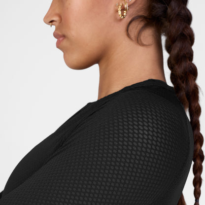 MESH BASELAYER LONGSLEEVE | BLACK