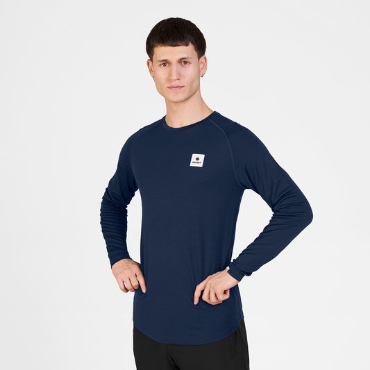 MERINO BASELAYER LONGSLEEVE | BLUE - SAYSKY