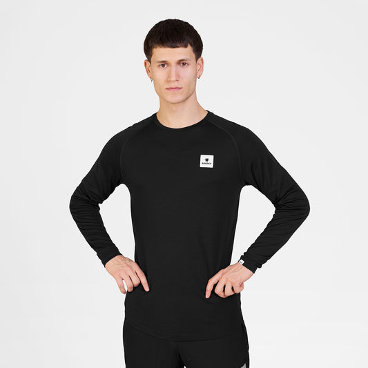 MERINO BASELAYER LONGSLEEVE | BLACK - SAYSKY
