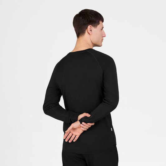 MERINO BASELAYER LONGSLEEVE | BLACK - SAYSKY