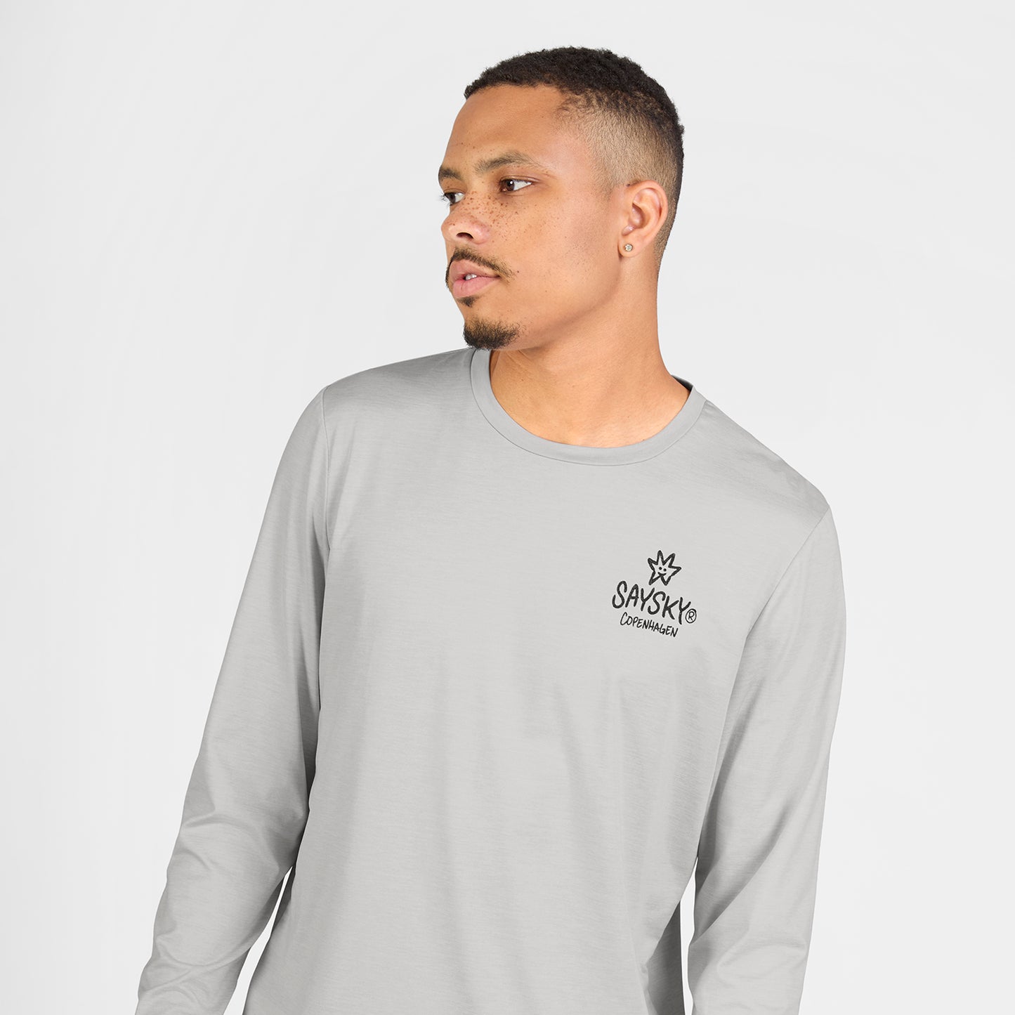 PACE LONGSLEEVE STATEMENT | GREY - SAYSKY