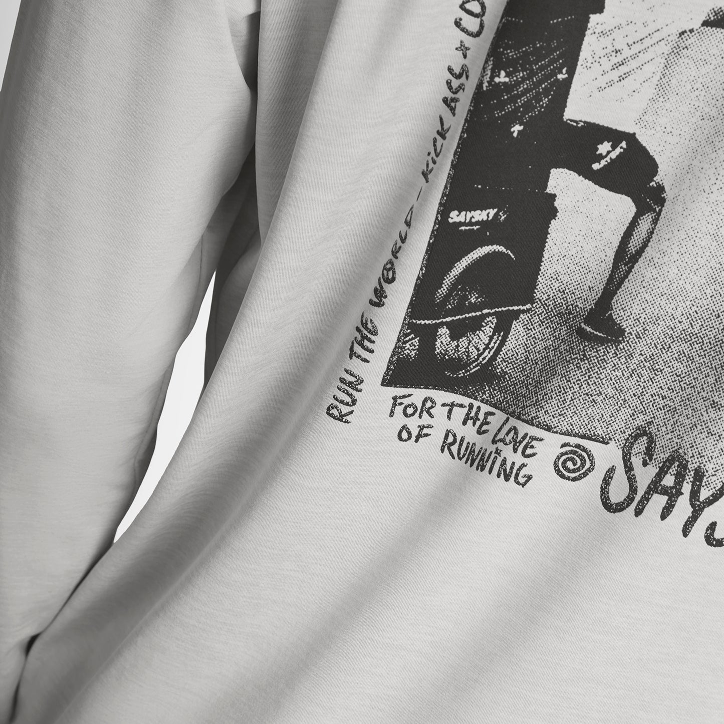 PACE LONGSLEEVE STATEMENT | GREY - SAYSKY