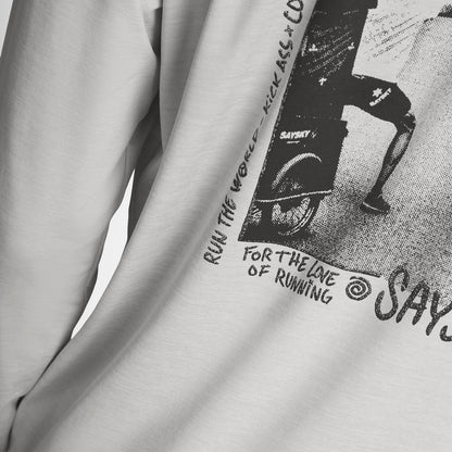PACE LONGSLEEVE STATEMENT | GREY - SAYSKY