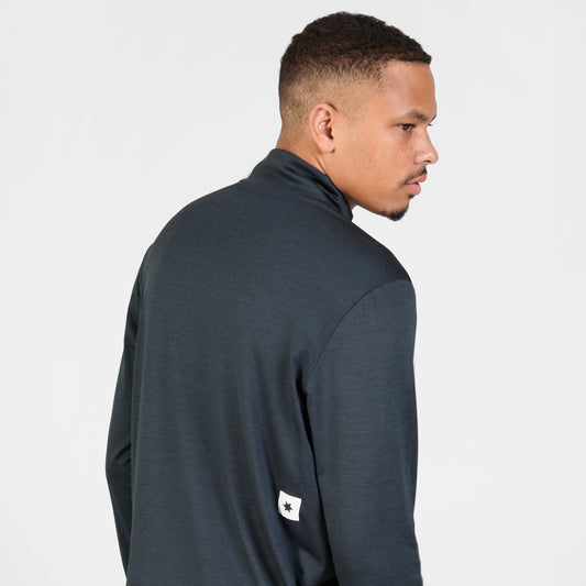 PACE HALF-ZIP LONGSLEEVE | BLACK