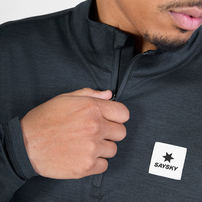 PACE HALF-ZIP LONGSLEEVE | BLACK