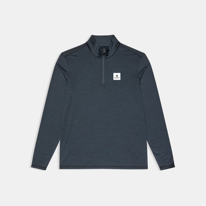 PACE HALF-ZIP LONGSLEEVE | BLACK