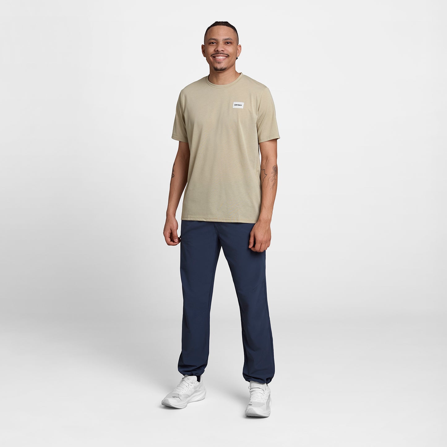 MOTION T-SHIRT | BEIGE - SAYSKY