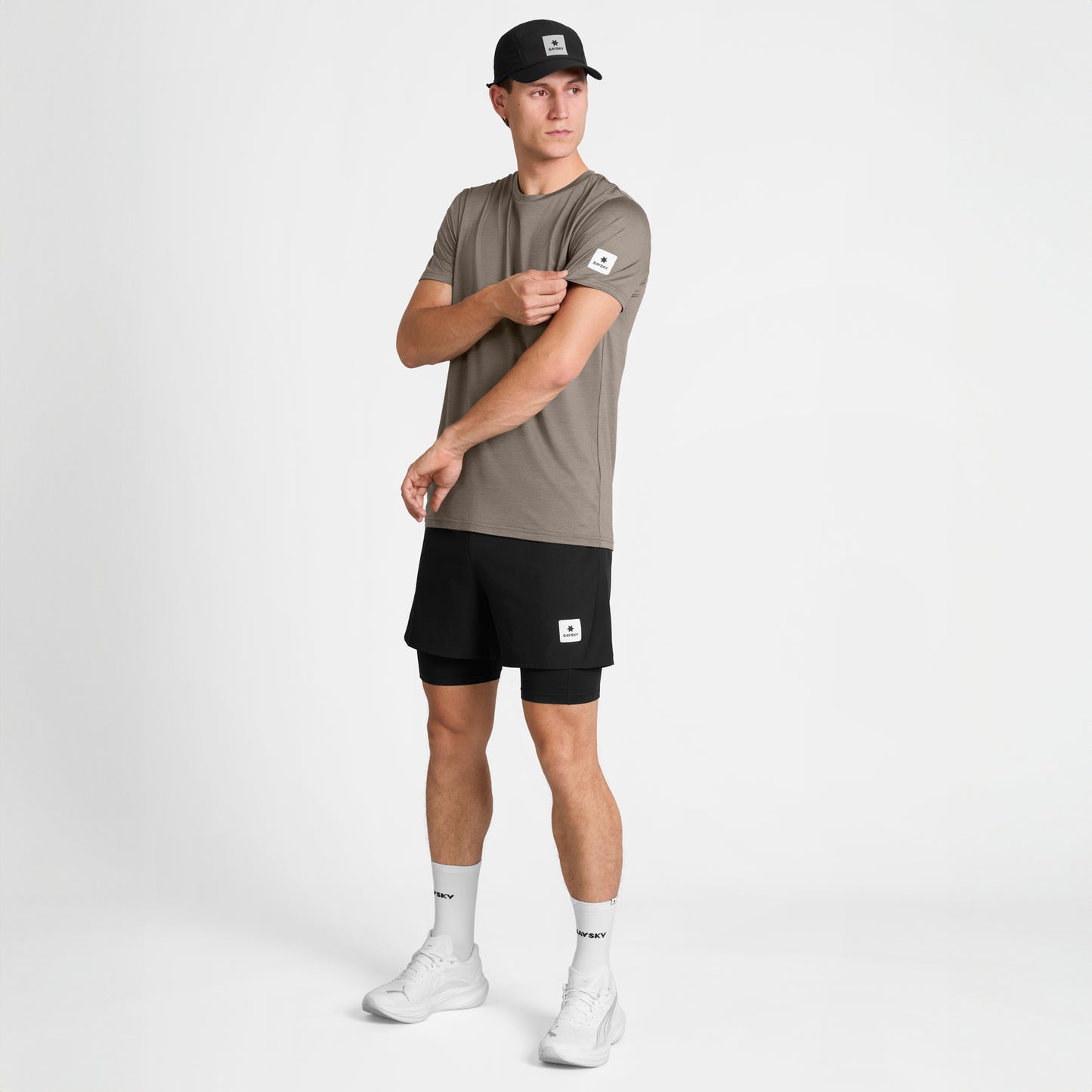 PACE T-SHIRT CLEAN | TAUPE