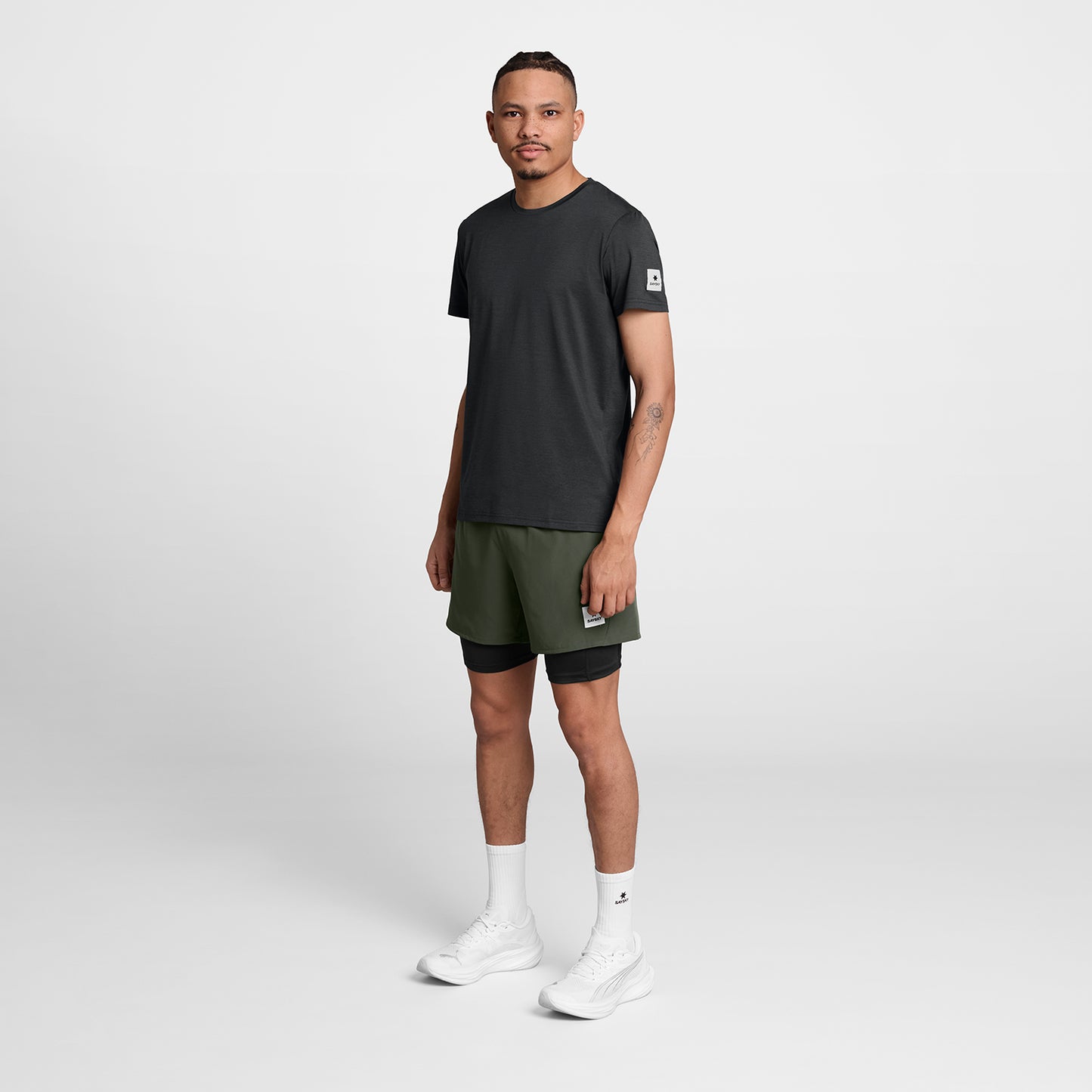 PACE T-SHIRT CLEAN | BLACK - SAYSKY