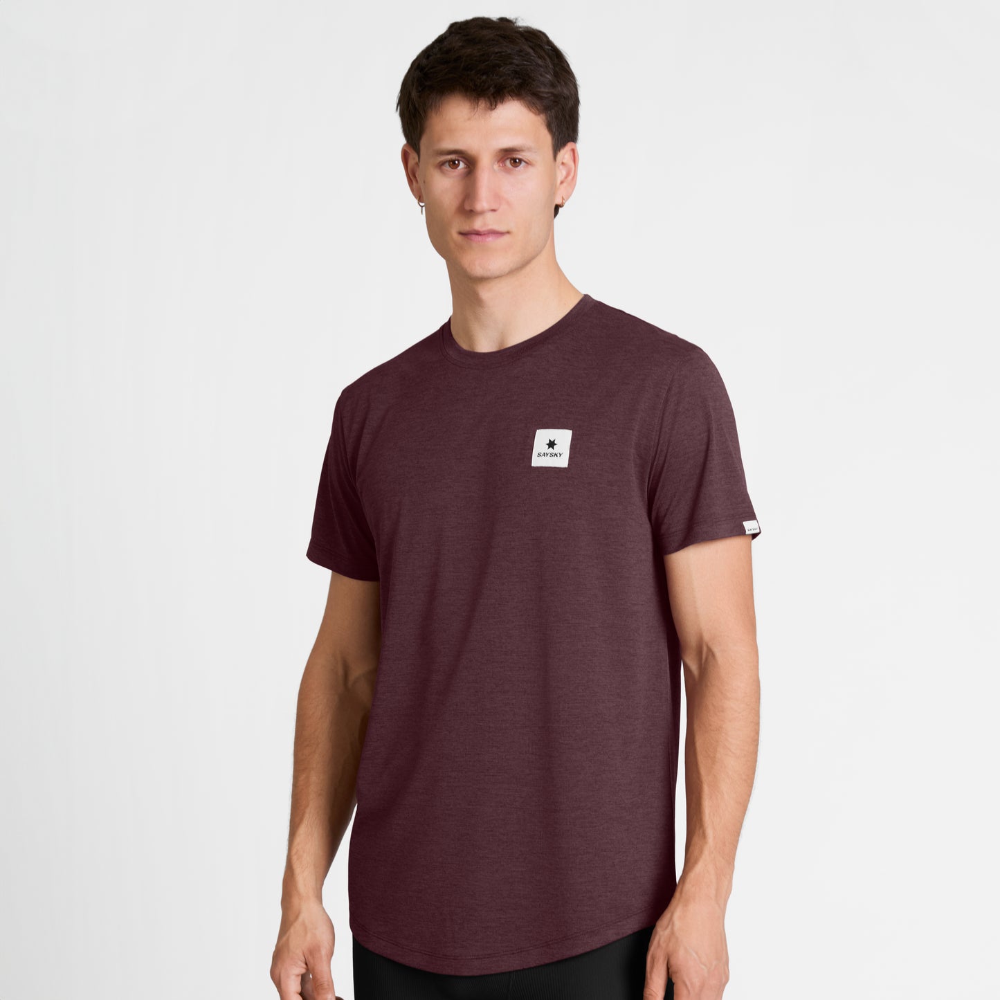 COMBAT PRO T-SHIRT CLEAN | BURGUNDY