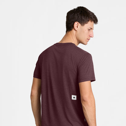 COMBAT PRO T-SHIRT CLEAN | BURGUNDY