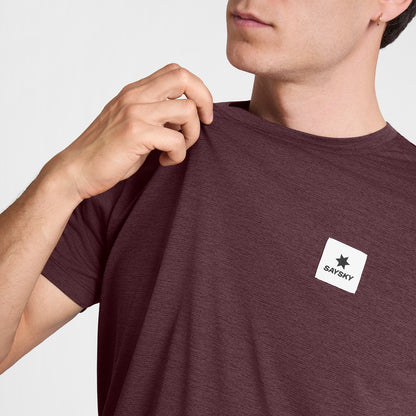 COMBAT PRO T-SHIRT CLEAN | BURGUNDY