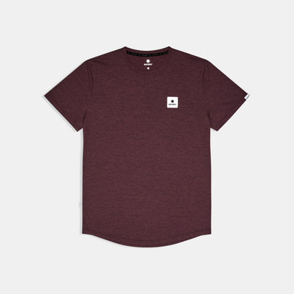 COMBAT PRO T-SHIRT CLEAN | BURGUNDY