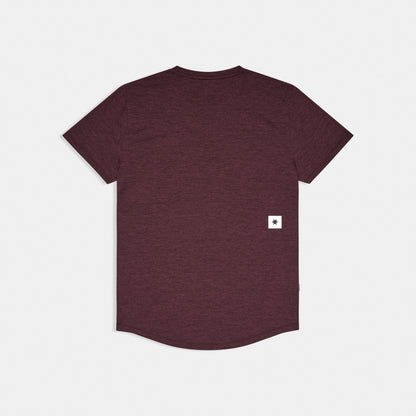 COMBAT PRO T-SHIRT CLEAN | BURGUNDY
