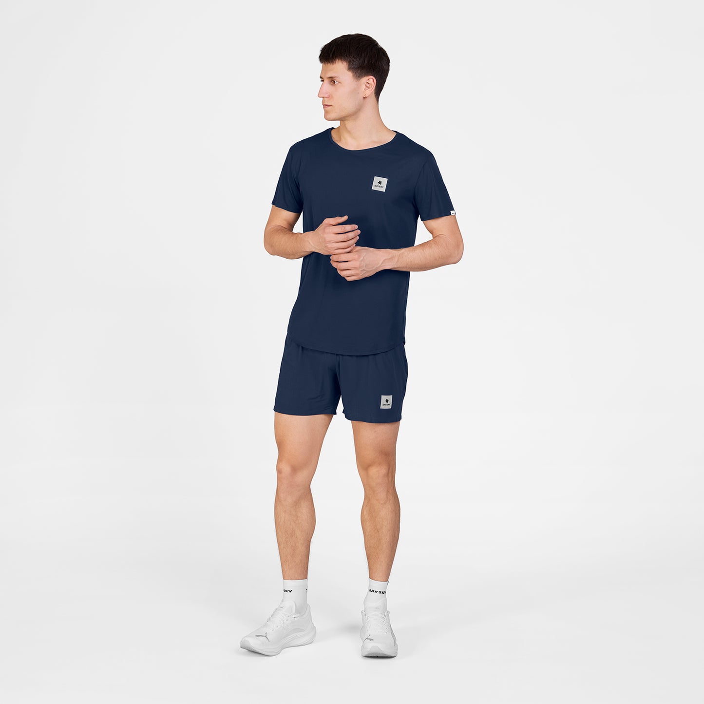 FLOW T-SHIRT CLEAN | BLUE - SAYSKY