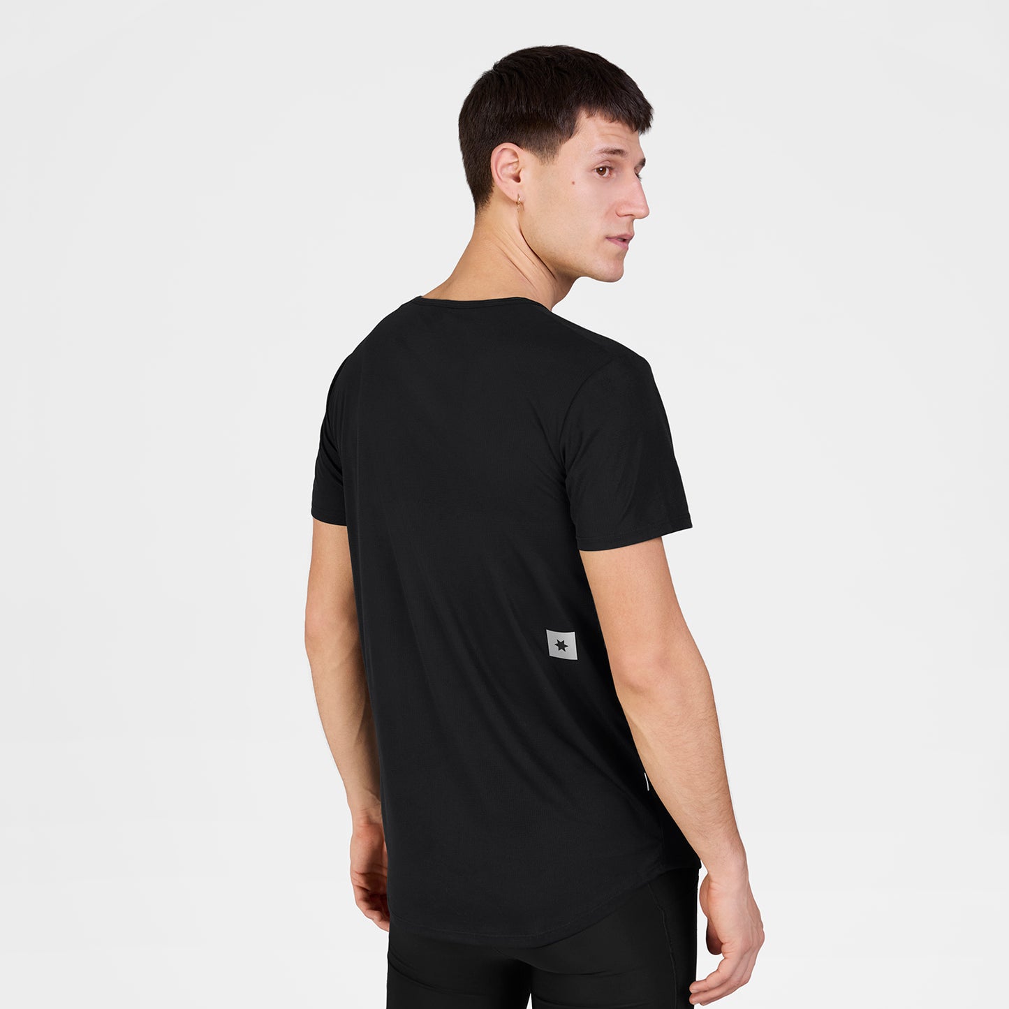 FLOW T-SHIRT CLEAN | BLACK - SAYSKY