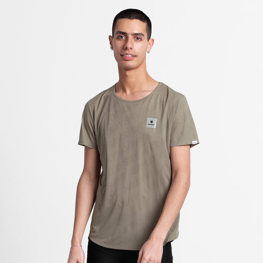 FLOW T-SHIRT REACTIVE | DARK BEIGE - SAYSKY