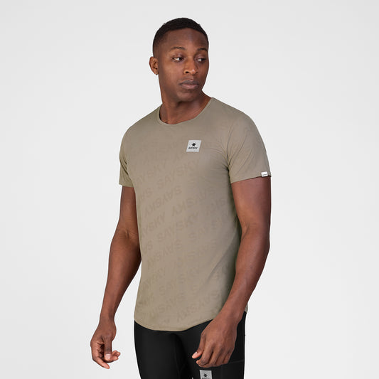 FLOW T-SHIRT REACTIVE | DARK BEIGE - SAYSKY