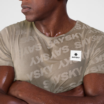 FLOW T-SHIRT REACTIVE | DARK BEIGE - SAYSKY