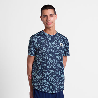 COMBAT T-SHIRT | BLUE FLOWER - SAYSKY
