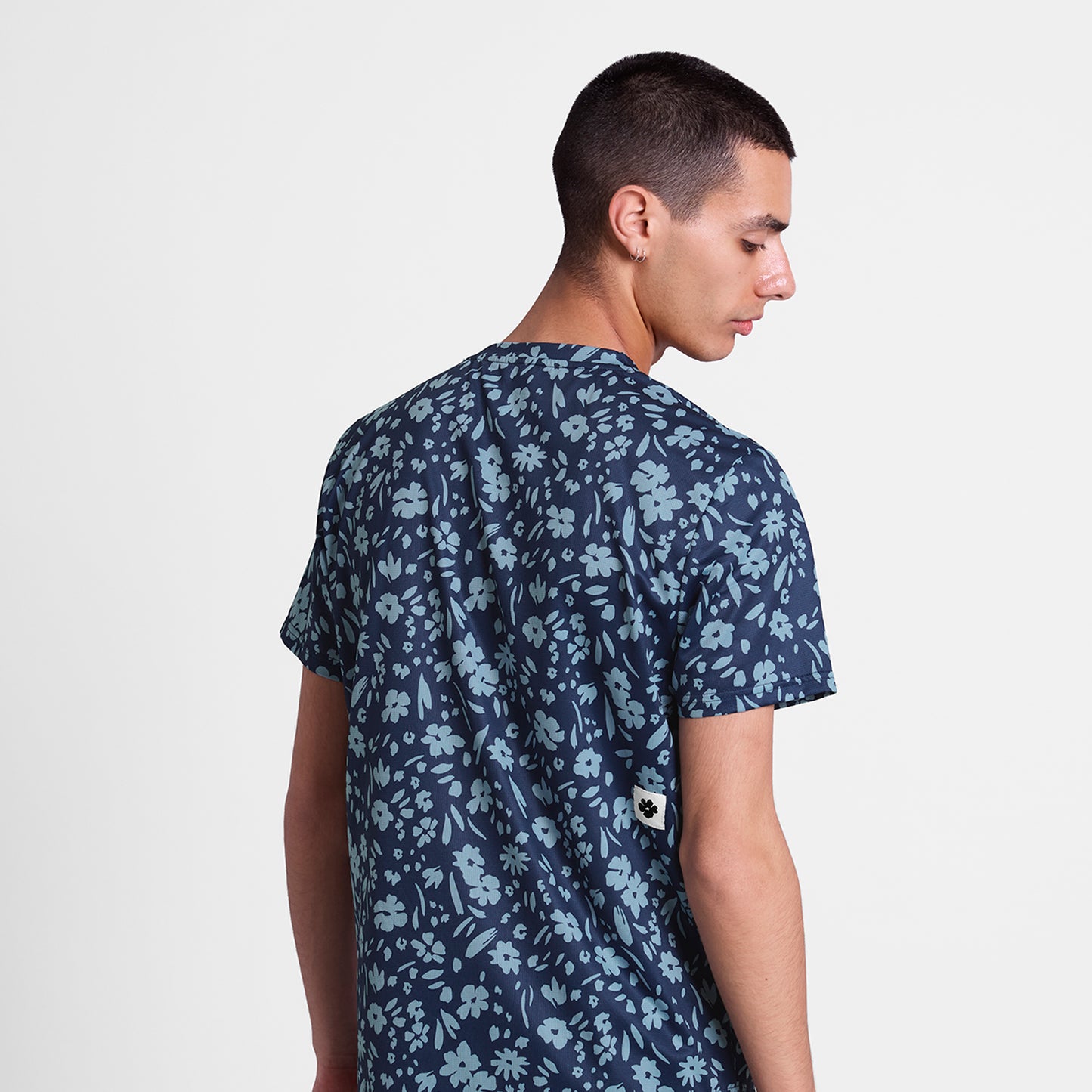 COMBAT T-SHIRT | BLUE FLOWER - SAYSKY