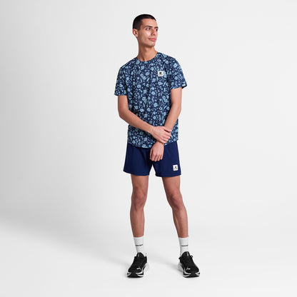 COMBAT T-SHIRT | BLUE FLOWER - SAYSKY